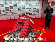 am 14.06.2024 eröffnet House of Banksy "unauthorised Exhibition" am Kalrsplatz 21-24 im ehemaligen Galeria Kaufhof an Stachus (©Foto: Martin Schmitz)